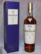 Macallan 18 years old Fine OAK Bourbon & Sherry OAK Casks