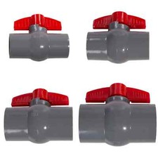 PVC-U Kugelhahn ohne Überwurf