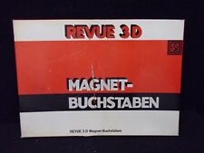 Magnet-Buchstaben (Revue 3D)