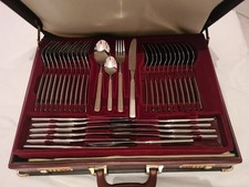 Besteckkoffer 72 teilig f. 12 Personen, 18/ 10 Solingen Edelstahl, Nivella Neue