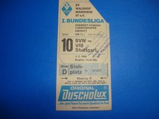 83/84 Ticket SV Waldhof