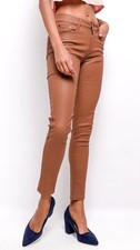 ZAC & ZOE Leder Imitat Hose Camel Snake-Print - Mega Hingucker - Musthave - NEU