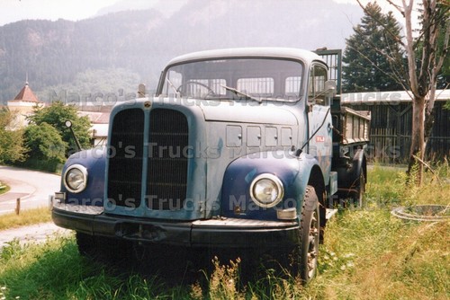 Lkw foto steyr kipper blau - foto,