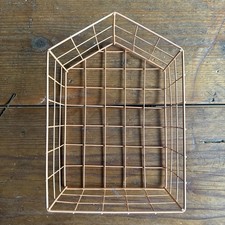 Theke Stoff Box Handtuch Schwamm Halter Organizer Haus Drahtgeflecht Auflage Rack Orange