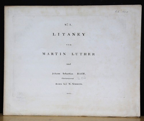 Bach litaney von martin - litaney,