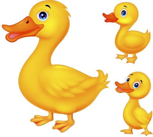 Aufkleber ente mit - aufkleber,