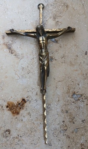 Wandkreuz jesus kruzifix 50er - jesus,