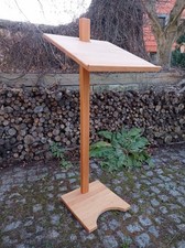 Stehpult, höhenverstellbar, Massivholz Buche