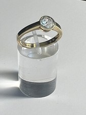 375 Gold Ring Topas Vintage