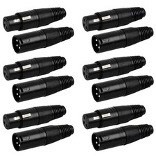 XLR Anschlüsse 12 Stück