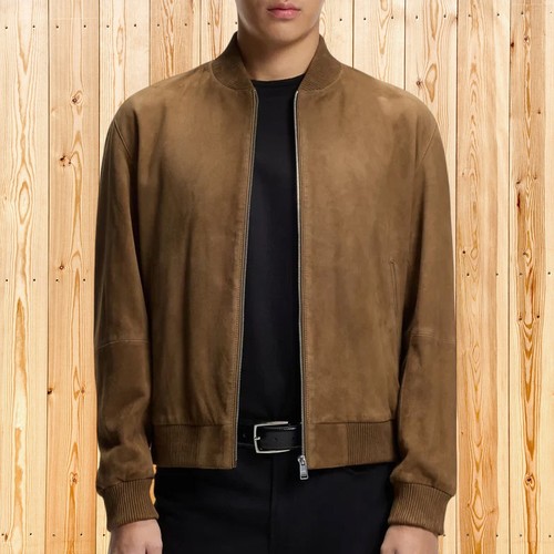 Herren hellbraun bomber - herren,