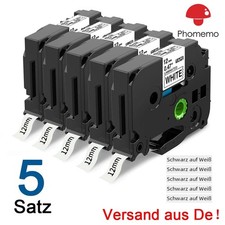 5x Schriftband TZe-231 12mm