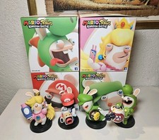 Mario Rabbids Kingdom Battle Figuren 4er Set Mario, Luigi, Yoshi & Peach OVP
