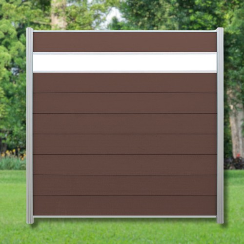 Wpc zaun komplettset - wpc,