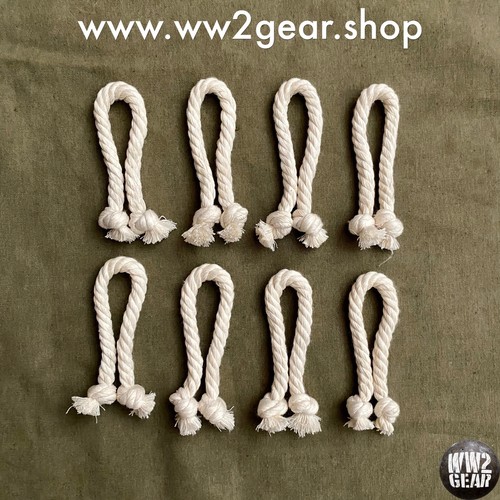 Ww2 army tent peg ropes - tent, x8