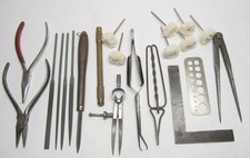 21 Teile  Goldschmiedewerkzeug Konvolut