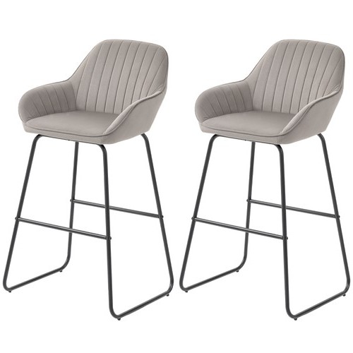 Homcom barhocker 2er set - 2er,