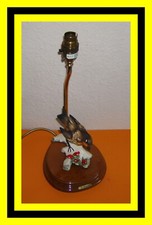 G. Armani Figur Vogel Lampe Rotkehlchen im Schnee  Capodimonte Florence Wildlife