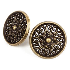 ALT MESSING ★ Retro Antik Möbelknopf Knopf Möbelknöpfe Schubladengriff Griff 007