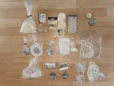 KONVOLUT Befestigungsteile Ketten Ösen Aufhänger Gleiter für Rollos und Gardinen