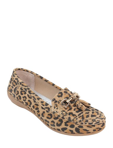 Damen leopardenmuster leder - damen,