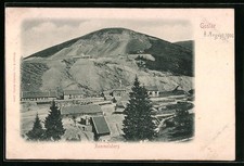 Goslar, Ansichtskarte, Rammelsberg aus der Vogelschau 