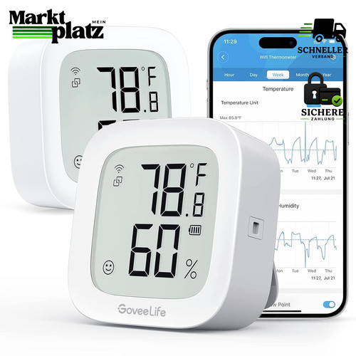 Wlan thermo hygrometer - thermo-hygrometer, 2
