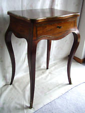 Frankreich Arbeitstisch Louis XV Travailleuse Tisch Intarsien Messing 1850