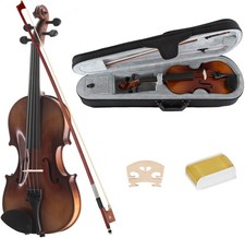 Geige Violine Set 1/2 Größe Violinenset Geigenset Kindergeige Schülergeige