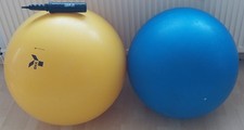 Gymnastikball 2 St. 55cm + 60cm + Luftpumpe