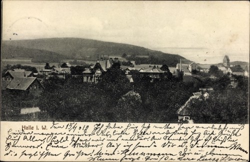 Halle westfalen - ak,