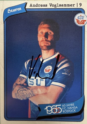 Autogrammkarte andreas - autogrammkarte,