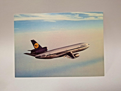 Postkarte lufthansa - dc, lufthansa-