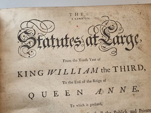 1774 the statutes large vol - statutes, at