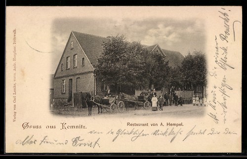 Ansichtskarte kemnitz - ansichtskarte,