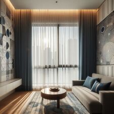 Gardinen  Stores Vorhang Weiß