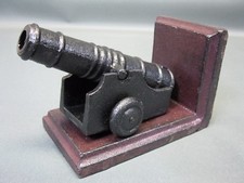 Buchstütze Kanone  Gusseisen