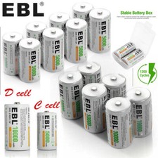 EBL NiMH 5000mAh Baby C AKKU