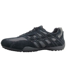 Geox Snake Original Herren sportlicher Schnürer in Schwarz