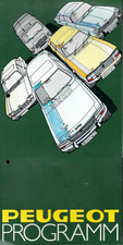 Autoprospekt Peugeot Programm Modell 204 /304/ 404 /504 /J7