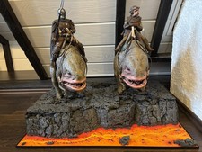 Hot Toys Star Wars Blurg/Lava Diorama 1:6 Mit TMS046 und TMS049 Mando & Kuill ! 