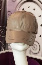 Coole leder cap - , basecap