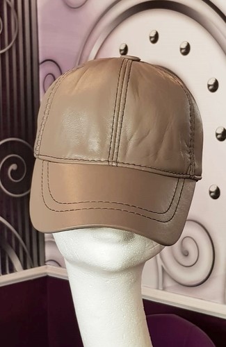 Coole leder cap basecap - leder,