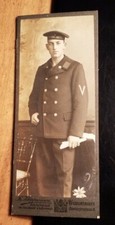Soldat in Uniform - Matrose Torpedo Abteilung ? / CDV Kloppmann Wilhelmshaven
