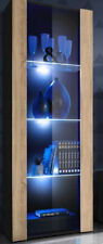 LED Glaskantenbeleuchtung Blau - Sideboard / Vitrinen Beleuchtung  +Fussschalter