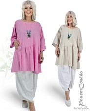 LAGENLOOK Leinen Überwurf