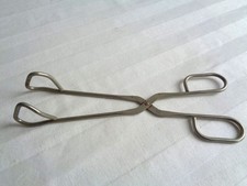 Original DDR Grillzange mit gekröpftem Greifkopf, BBQ, Bratwurstzange