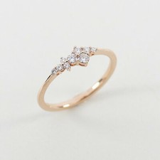 Diamond ring cluster band - diamond,