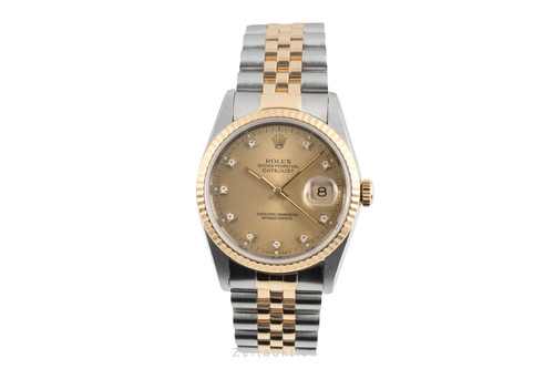 Rolex datejust diamonds - rolex,