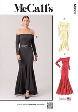 Schnittmuster Abendkleid mit